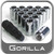 Gorilla® 12mm x 1.5 Hex Socket Wheel Locks Tapered (60°) Seat Right Hand Thread Chrome 16 Locks w/Key #20632