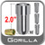 Gorilla® 9/16" x 18 Wheel Locks Tapered (60°) Seat Right Hand Thread Chrome 4 Locks w/Key #66691