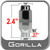 Gorilla® 1/2" x 20 Chrome Lug Nuts Mag E-T (w/60° Taper) Seat Right Hand Thread Chrome Sold Individually #69188