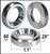 Gorilla® 7/16" x 20 Zinc Plated Lug Nuts w/washer Cone/Tapered (60°) -TO- Flat Seat Right Hand Thread Silver-Chrome Sold as a pair #70078