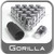 Gorilla® 12mm x 1.5 Wheel Locks Tapered (60°) Seat Right Hand Thread Chrome 20 Locks w/Key #71633N