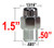 Gorilla® 1/2" x 20 Chrome Lug Nuts Mag Seat Right Hand Thread Chrome Sold Individually #73188SM