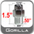 Gorilla® 1/2" x 20 Chrome Lug Nuts Mag Seat Right Hand Thread Chrome Sold Individually #73188SM