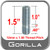 Gorilla® Silver Wheel Stud Open (Female) Sold Individually #77738S