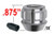 Gorilla® 14mm x 2.0 Wheel Locks Tapered (60°) Seat Right Hand Thread Silver 4 Locks w/Key #78601N