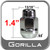 Gorilla® 1/2" x 20 Chrome Lug Nuts Tapered (60°) Seat Right Hand Thread Chrome Sold Individually #91188