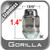 Gorilla® 1/2" x 20 Stainless Steel Lug Nuts Tapered (60°) Seat Right Hand Thread Stainless Steel Sold Individually #91188SS