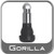 Gorilla® Chrome Chrome Valve Stem Snap-in w/Chrome Sleeve Straight w/Hex Cap Sold Individually #VS404