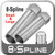 8 Spline Lug nut keys, Wheel lock keys - McGard® # 8-SPLINE