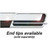 1-1/8" Wide Black / Chrome Body Side Molding Two 17' strips, Cowles® # 33-764