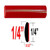 1/4" Wide Red Wheel Trim Sold by the Foot, Cowles® # 37-520