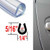 "U" Style Clear Door Edge Guards Sold by the Foot, Cowles® # 39-202