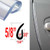 "U" Style Clear Style Guard Door Protectors Set of 2, Cowles® # T3000