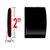 2" Wide Black Molding Trim 202, 209 ( CP20 ), Sold by the Foot, ColorTrim Plastics® # 55-20