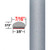 7/16" Wide Silver Wheel Molding Trim ( PT22 ), Sold by the Foot, Precision Trim® # 2150-22