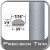 7/16" Wide Silver Wheel Molding Trim ( PT22 ), Sold by the Foot, Precision Trim® # 2150-22
