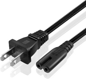 Universal 2 Prong Figure 8 Power Cord Universal 2 Prong Figure 8 Power Cord
