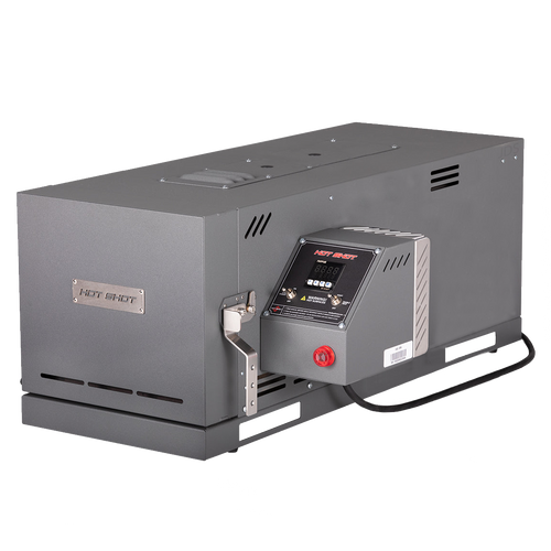 HotShot HS24K electric kiln with stainless steel exterior and closed lid HotShot HS24K electric kiln with stainless steel exterior and closed lid