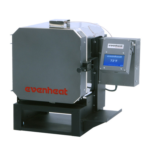 Evenheat Cube 7 heat treat oven with compact, cube-shaped stainless steel exterior Evenheat Cube 7 heat treat oven with compact, cube-shaped stainless steel exterior