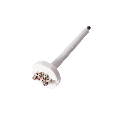 This is an image of a white thermocouple that fits into a HotShot kiln