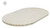 Oval heat-resistant kiln shelf designed for Evenheat GTS 2541, ideal for stacking pottery and glasswork Oval heat-resistant kiln shelf designed for Evenheat GTS 2541, ideal for stacking pottery and glasswork
