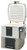 Evenheat GTS 24 electric kiln with white exterior, metal frame, and top-opening lid Evenheat GTS 24 electric kiln with white exterior, metal frame, and top-opening lid