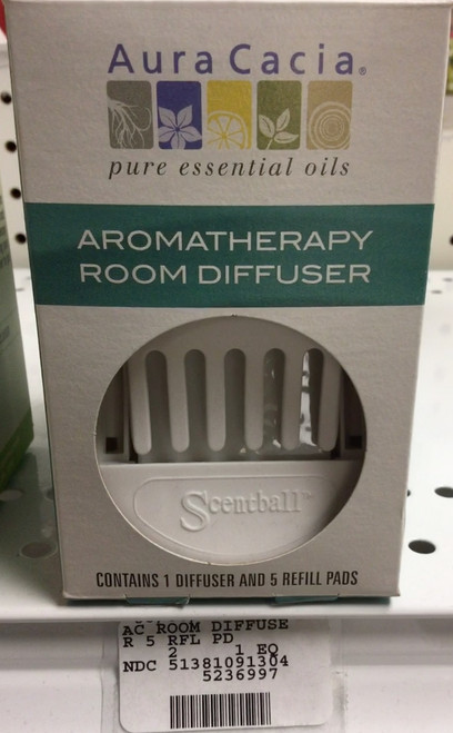 The room diffuser is an easy plug-in unit that uses low levels of heat to volatilize the essential oils.
