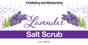 Lavender Salt Scrub, 8 oz. Lavender Salt Scrub, 8 oz.