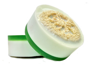 Eucalyptus Spearmint Loofah Soap, 5 oz. Eucalyptus Spearmint Loofah Soap, 5 oz.