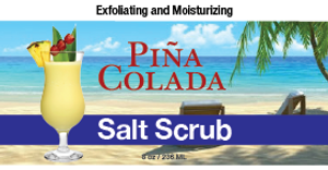 Piña Colada Salt Scrub, 8 oz. Piña Colada Salt Scrub, 8 oz.