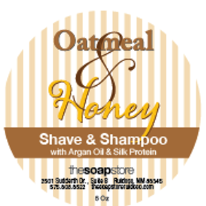 Oatmeal & Honey Shave & Shampoo Soap, 5 oz. Oatmeal & Honey Shave & Shampoo Soap, 5 oz.