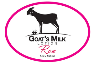 Goat's Milk Lotion, 8 oz. - Rose