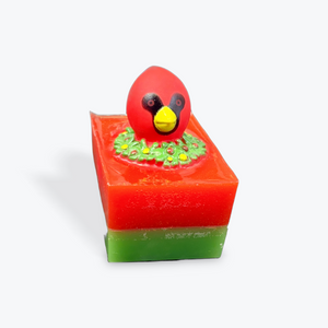 Christmas Cardinal Ducky Soap