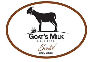 Goat's Milk Lotion, 8 oz. - Santal