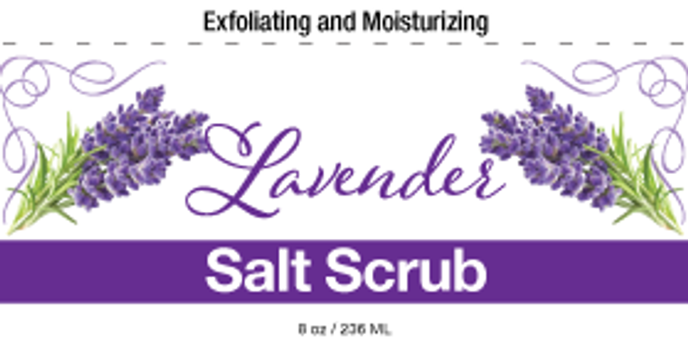 Lavender Salt Scrub
