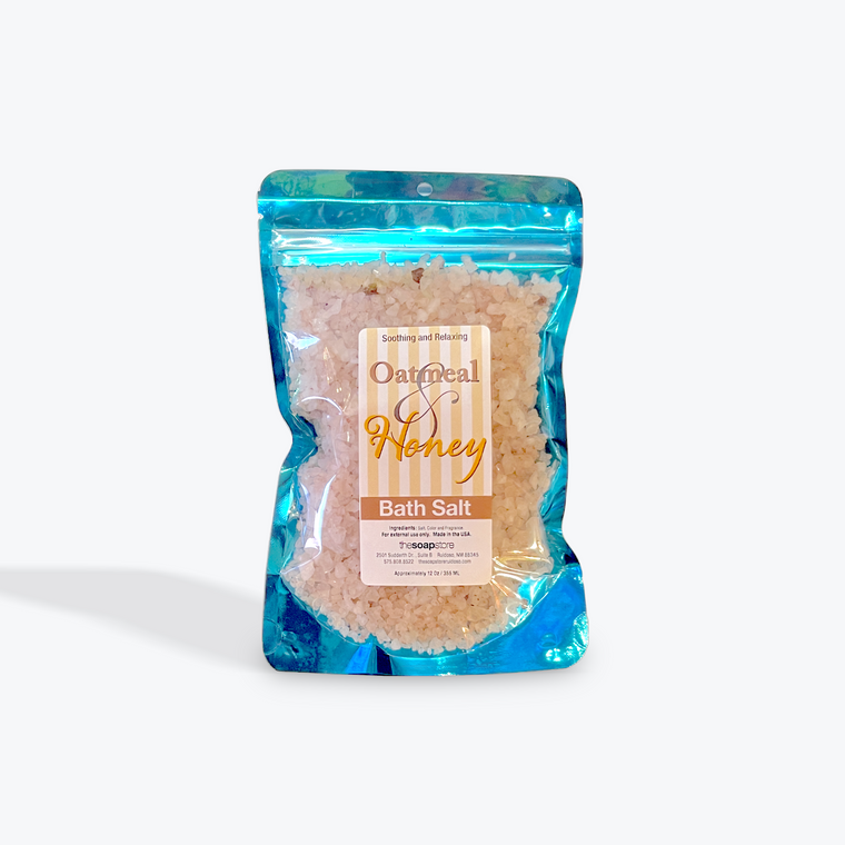 Oatmeal & Honey Bath Salts, 12 oz.