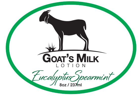 Goat's Milk Lotion, 8 oz. - Eucalyptus Spearmint