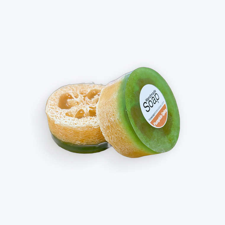 Pumpkin Spice Loofah Soap, 5 oz.
