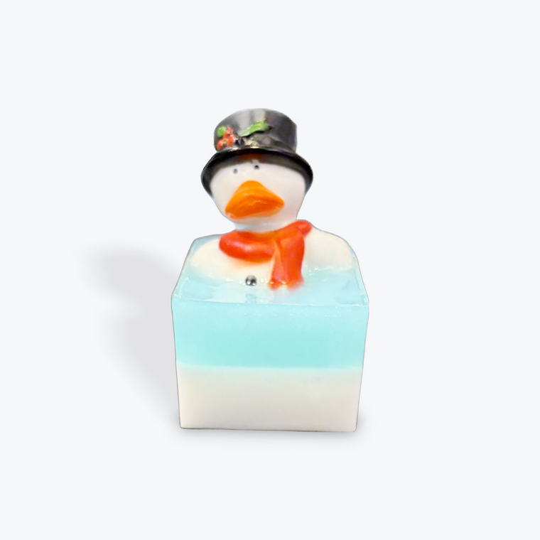 Snowman Ducky Soap