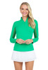 Solid Mock Neck Top