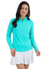 Solid Mock Neck Top