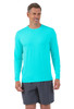 Men's Solid Long Sleeve Crewneck Top