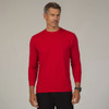 Men's Solid Long Sleeve Crewneck Top