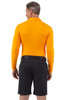 Men's Solid Long Sleeve Polo Shirt