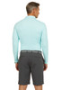 Men's Mini Check Long Sleeve Polo Shirt