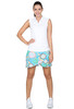 Debbie Turquoise Layered Skort