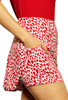 Davina Red Swing Skort