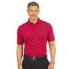 Cruisin Red Short Sleeve Polo Shirt
