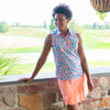 Ethereal Blooms Sleeveless Polo