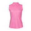 Mindy Rosebud Pink Sleeveless Polo